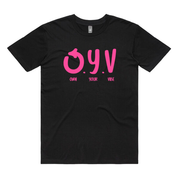 O.G Own Your Vibe Tee ~ Pink Thumbnail